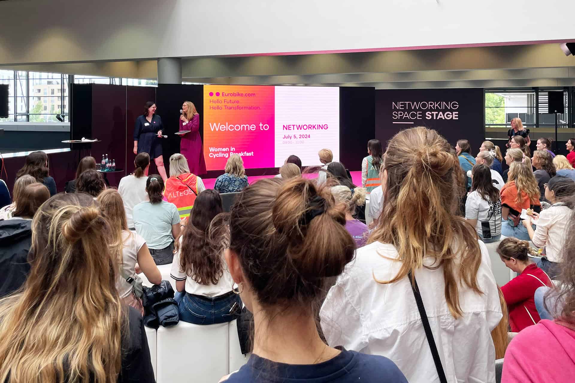 The Women in Cycling breakfast at Eurobike 2024 (Photo: Barbara Smit)