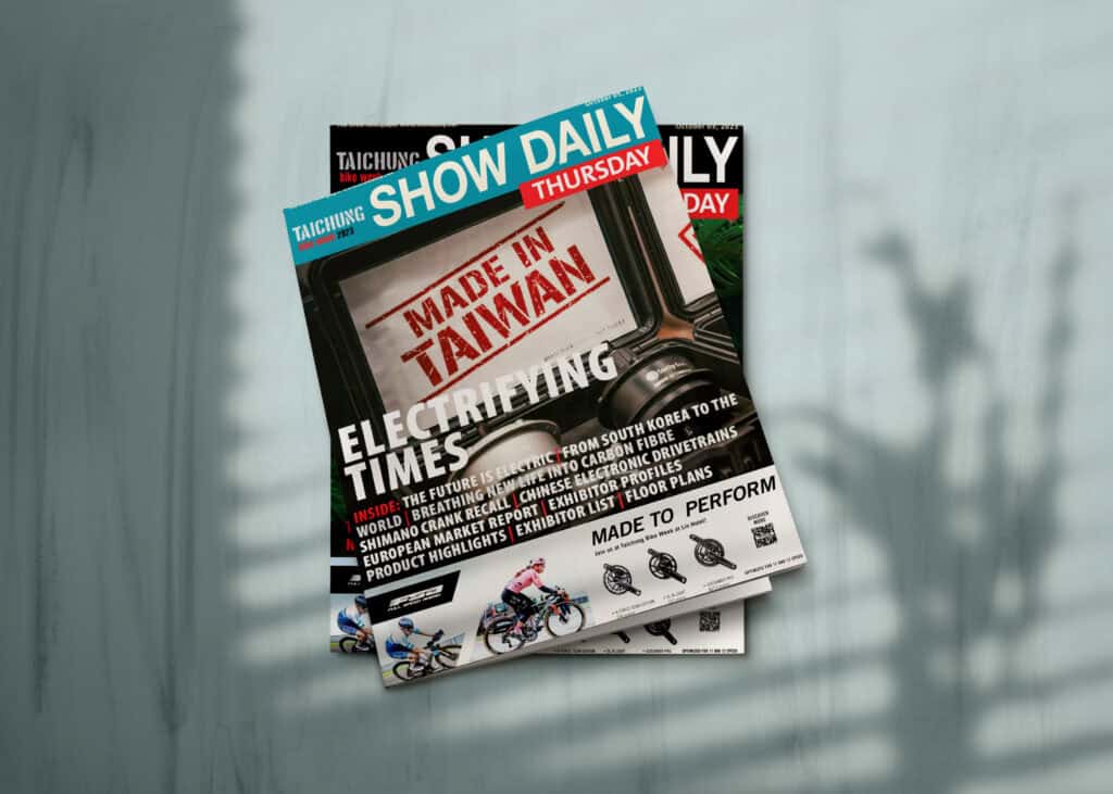 SHOW DAILY is the official daily magazine of Taichung Bike Week 2024