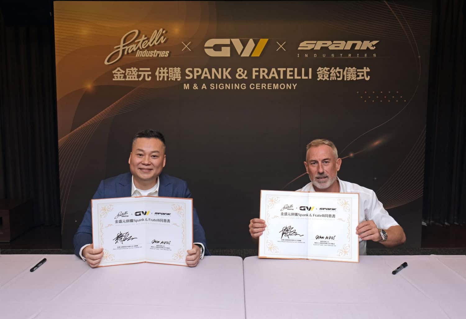 Just a few days before the start of Taichung Bike Week, Glory Wheel has acquired Fratelli Industries and its brand Spank Industries.