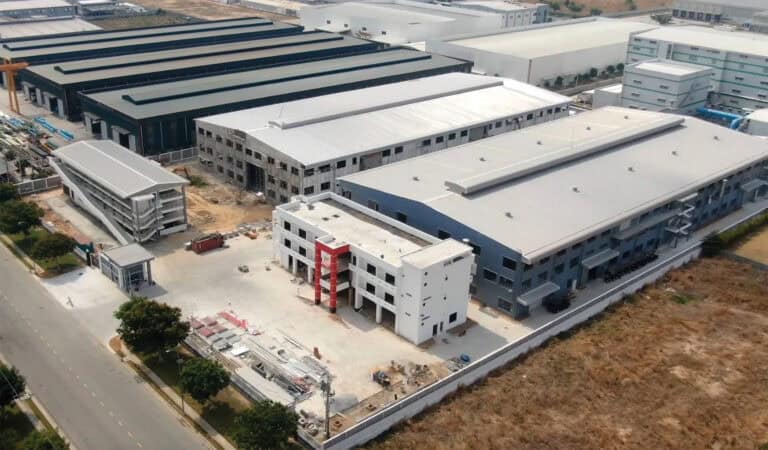 An aerial shot of A-Forge's Vietnam factory. (Photo: A-Forge)