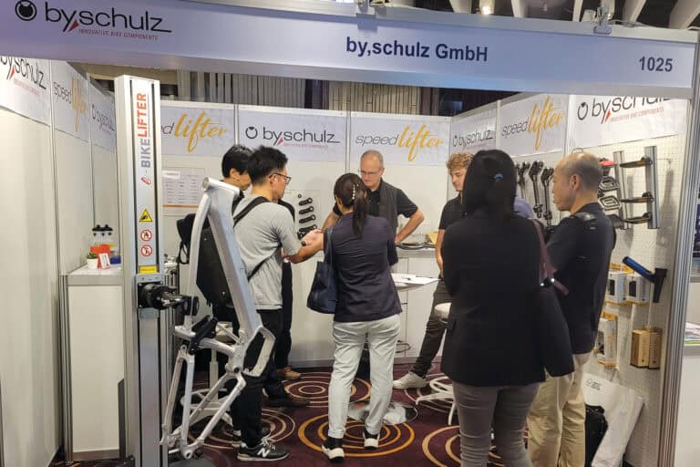 The by,schulz booth at Taichung Bike Week 2023.