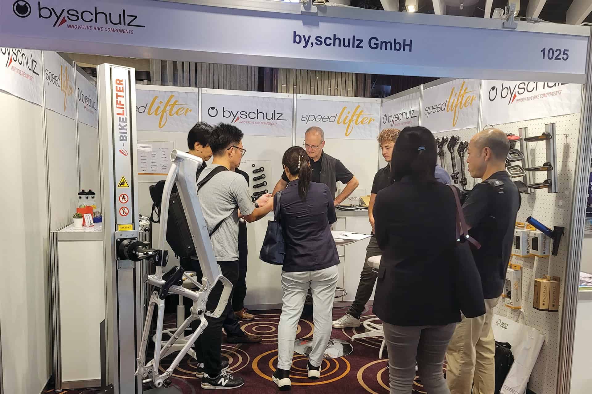 The by,schulz booth at Taichung Bike Week 2023.