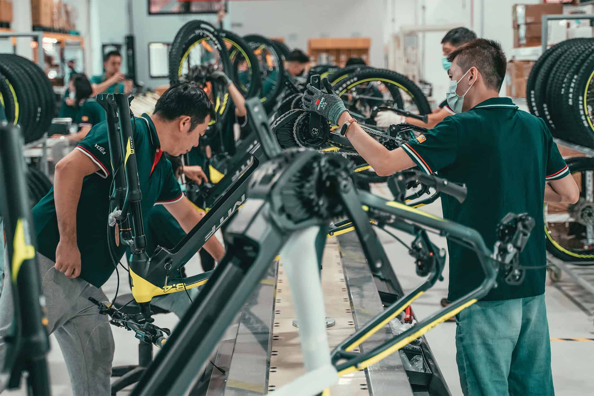 Taiwan's bicycle industry is suffering from the global economic downturn. (Photo: Werner Müller-Schell)